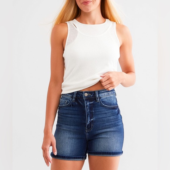 KanCan Pants - KanCan Signature Mom Fit Shorts NWT Buckle | Size 25